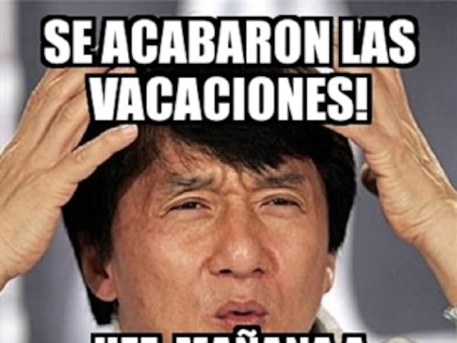 ¡Se acabaron las vacaciones!
