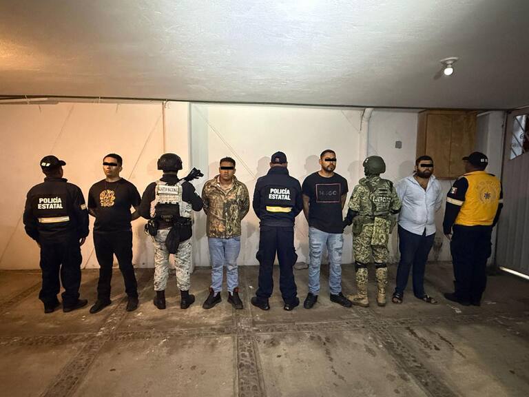 Detención de cuatro presuntos integrantes del CJNG