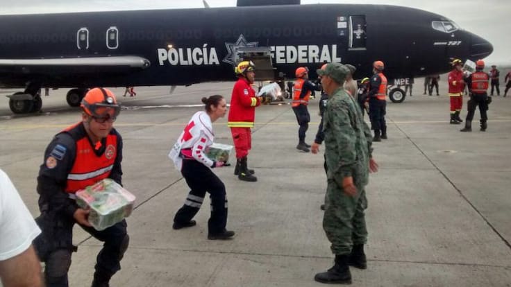 Brinda el gobierno mexicano ayuda humanitaria a población de Ecuador