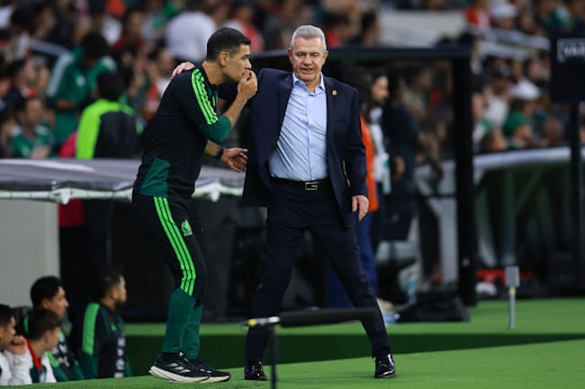 Javier Aguirre y Rafa Márquez
