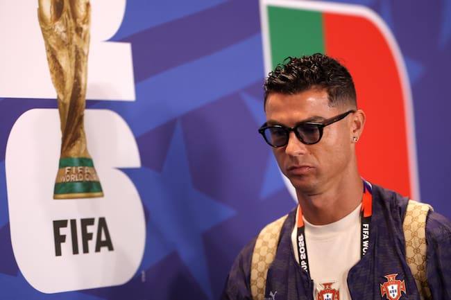 Cristiano Ronaldo previo al juego vs Uzbekistán