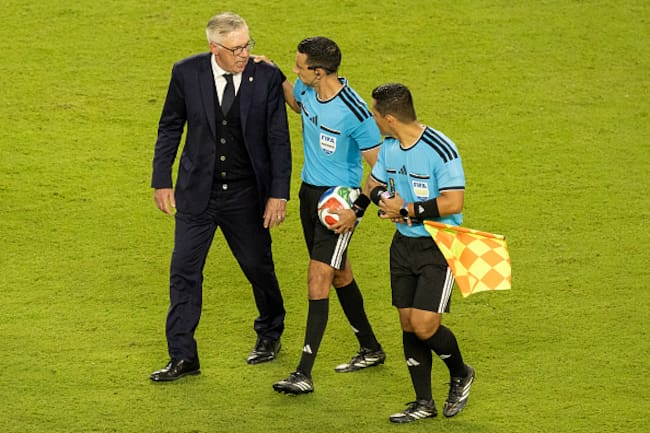 Carlo Ancelotti y César Ramos