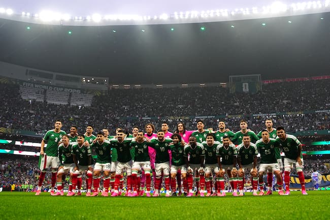La Selección Mexicana previo al juego contra Inglaterra