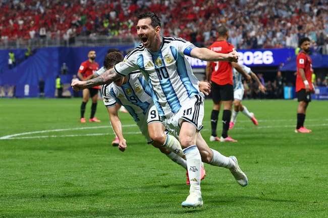 Messi festeja gol