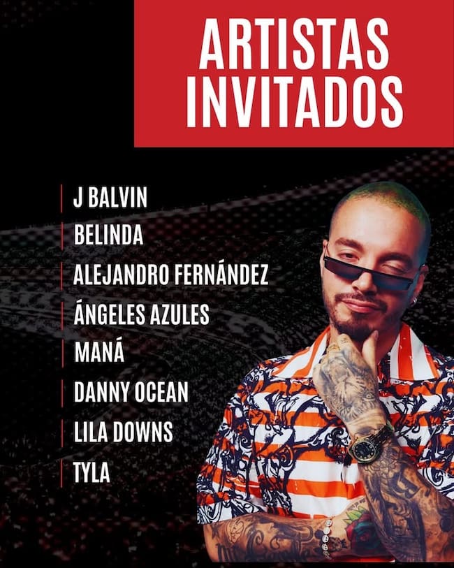 Otros artistas confirmados en la ceremonia inaugural