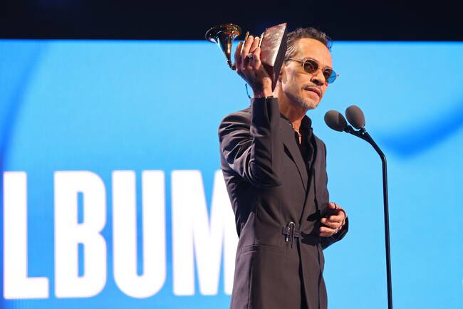 Marc Anthony, ganador de un Latin Grammy en 2022.