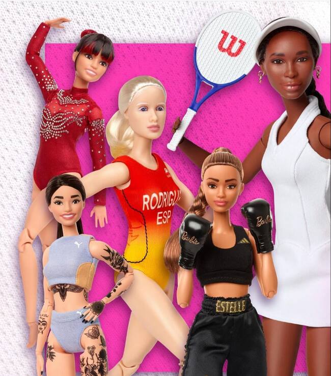 Muñecas Barbie inspiradas en deportistas famosas