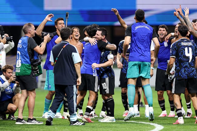 Argentina celebra pase a la final