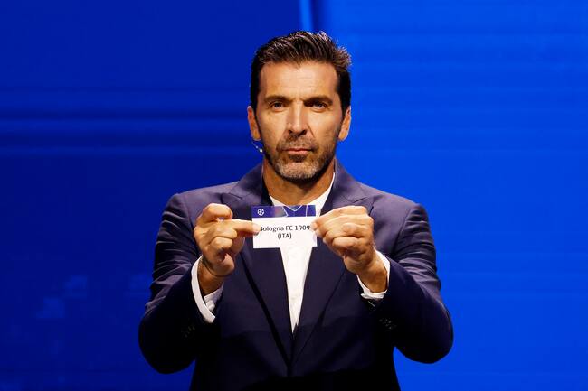 Gianluigi Buffon durante el sorteo.
