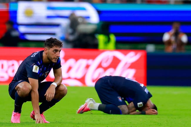 Sebastián Cáceres y la eliminación de Uruguay