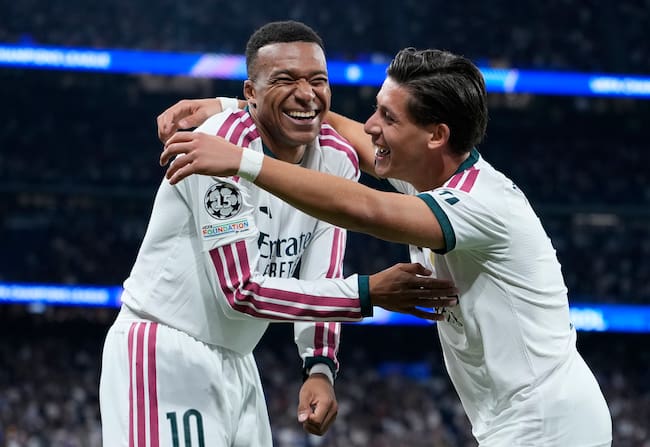Los Merengues golearon 4 goles por 1 al Leipzig