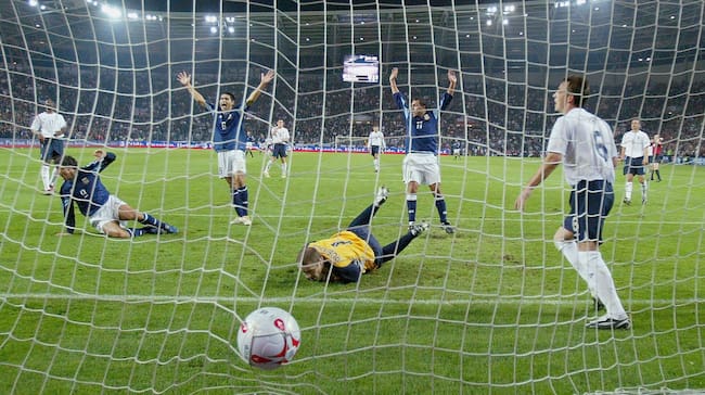 Gol de Hernán Crespo ante Inglaterra