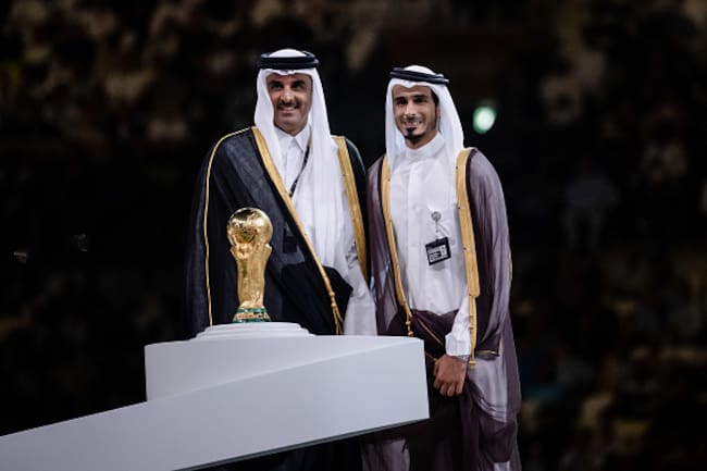 Sheikh Tamim bin Hamad Al Thani y Jassim bin Hamad bin Khalifa Al Thani
