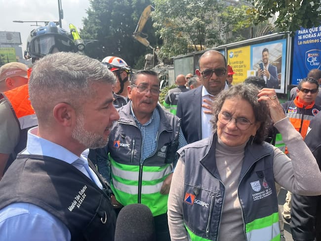 El alcalde de Miguel HIdalgo, Mauricio Tabe fue cuestionado por los vecinos, molestos por el ruido y afectaciones al medio ambiente de la obra colapsada.