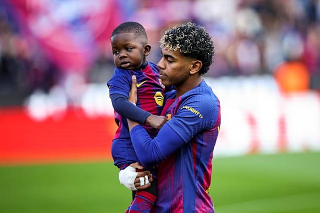 Lamine Yamal y Keyne