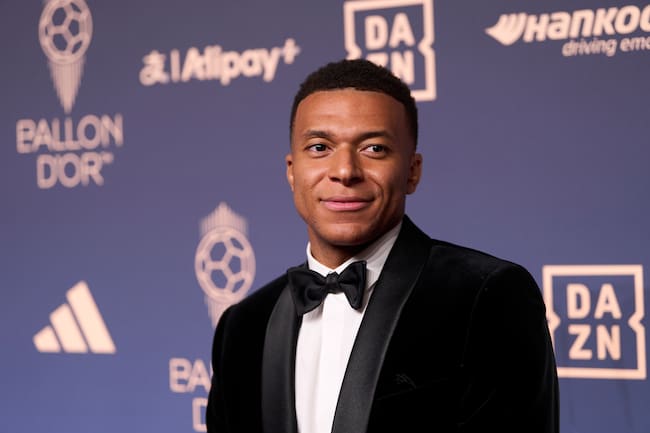 Mbappé terminó segundo en las votaciones para el Balón de Oro
