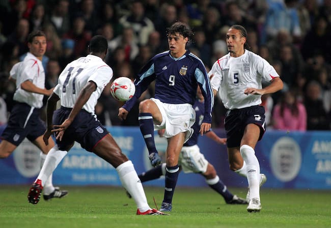 Hernán Crespo, Ledley King y Rio Ferdinand
