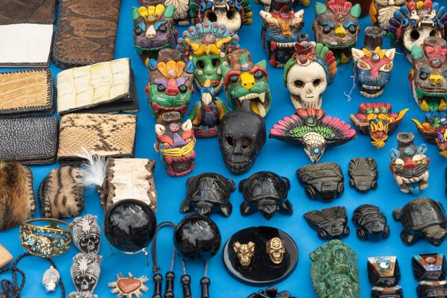 Venta de artesanías