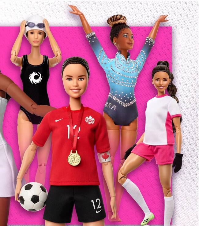 Muñecas Barbies inspiradas en deportistas famosas