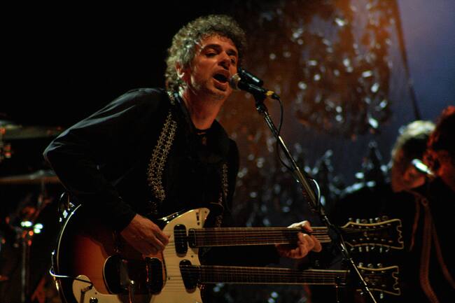 Gustavo Cerati durante un concierto en Bogotá, Colombia.