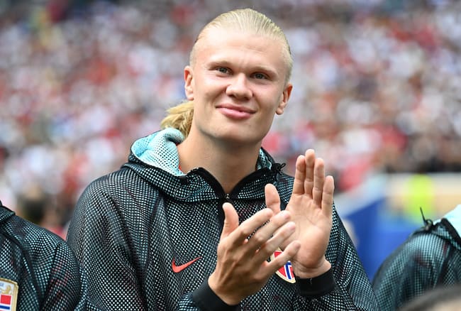 Erling Haaland previo al encuentro de Cuartos de Final