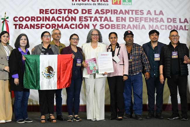 Graciela Domínguez aspiraba a ser la precandidata de Morena desde el Comité en Defensa de la Cuarta Transformación.