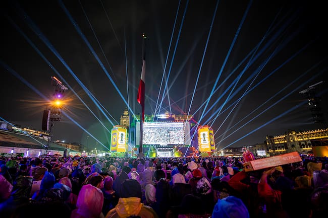 Fan Fest en el Zócalo