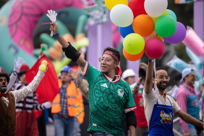 La diversidad sexual también estuvo presente en el Desfile Mundialista.