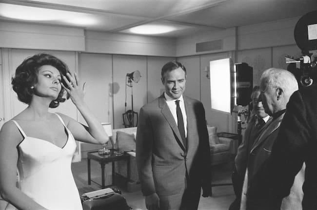 Sophia Loren es sesión fotográfica.