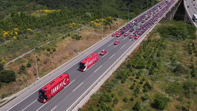 Impresionante despedida viral a la Selección de Turquía rumbo al Mundial