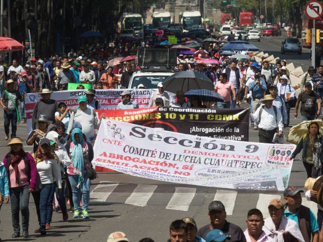 Anuncia CNTE paro de labores nacional en rechazo a la Reforma Educativa