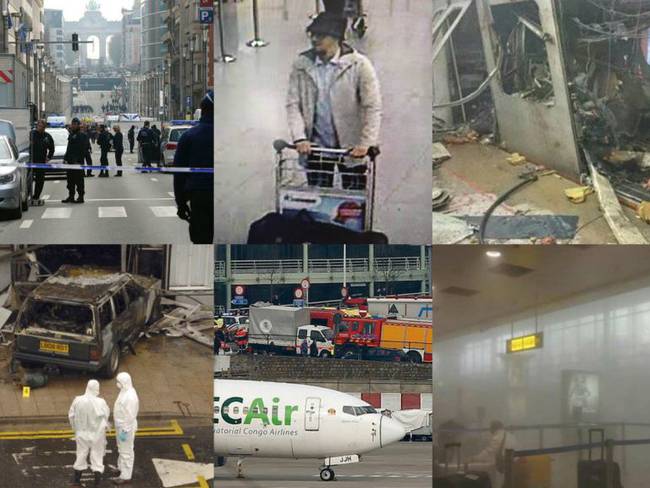 Información de los atentados en Bruselas, desde cuentas oficiales